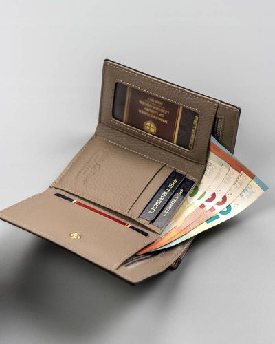 skórzany portfel damski z wężowym wzorem - peterson na Arena.pl