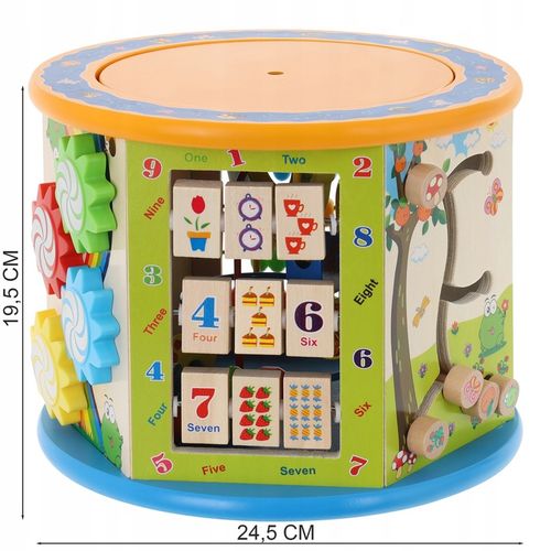 KOSTKA EDUKACYJNA DREWNIANY SORTER PRZEPLATANKA na Arena.pl