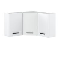 szafka kuchenna wisząca narożna nowoczesna modułowa 90cm blande biała mat