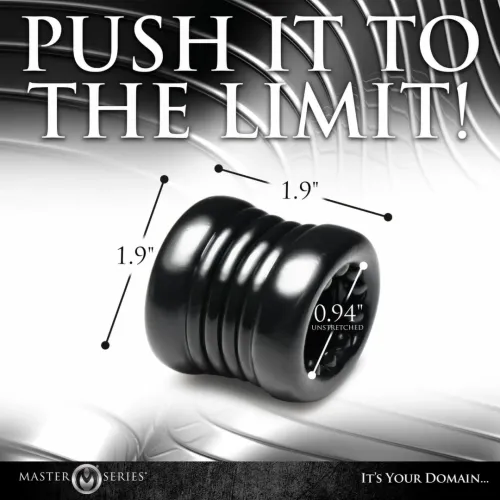 xr brands ball stack anatomiczny pierścień elastyczny tpe czarny na Arena.pl