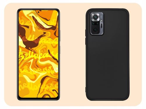 Etui do Xiaomi Redmi Note 10 Pro / Redmi Note 10 Pro Max (Czarne) + SZKŁO na Arena.pl