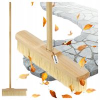 ZMIOTKA + TRZON MIOTŁA ZAMIATACZ ULICÓWKA 40 EKO WŁOSIE NATURALNE OPRAWNA