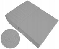 Prześcieradło frotte z gumką 200x220 Bielbaw Stalowe