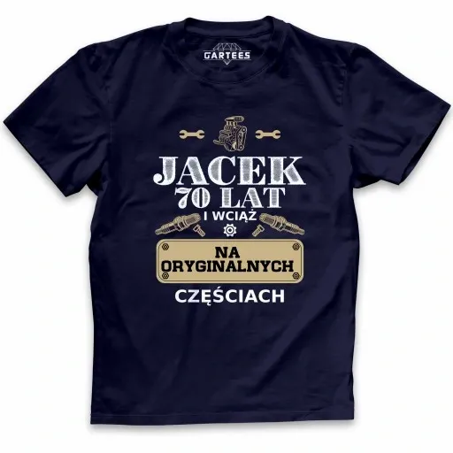 KOSZULKA MĘSKA PREZENT NA KAŻDE URODZINY 1-99 IMIĘ zdjęcie 7