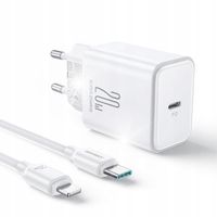 Szybka Ładowarka 20W do iPhone, z Kablem, Kostka do Ładowania Zasilacz