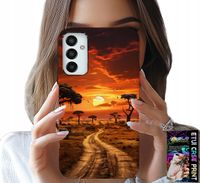 ETUI DO SAMSUNG GALAXY M23 - SAFARI AFRYKA ZACHÓD SŁOŃCA PIĘKNE WIDOK
