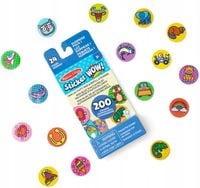 Sticker WOW 200szt naklejek MINI KIĄŻECZKA Uzupełnienie Naklejki