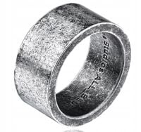 PIERŚCIEŃ Stalowy Srebrny WIKINGÓW 316L AMULET 145