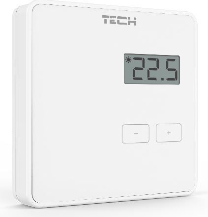 STEROWNIK REGULATOR TERMOSTAT POKOJOWY BEZPRZEWODOWY DWUSTANOWY TECH R-8 b na Arena.pl