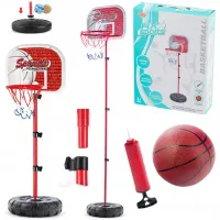 STOJAK DO KOSZYKÓWKI DLA DZIECI Z REGULACJĄ