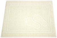 Dywanik łazienkowy Feet 50x70 kość słoniowa Stopki