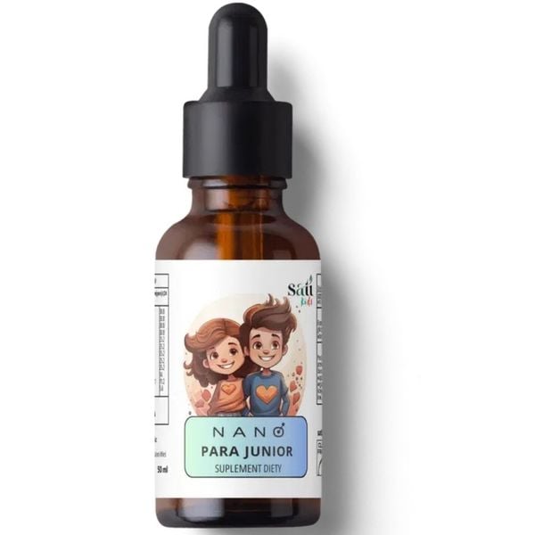 Nano Para Junior - 12 ziół, wyciąg, 50 ml, Sati Labs PASOŻYTY DZIECI zdjęcie 2