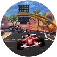 Opłatek na tort Formuła F1 McLaren Mercedes Wyścig Lamborghini Tekst Gratis