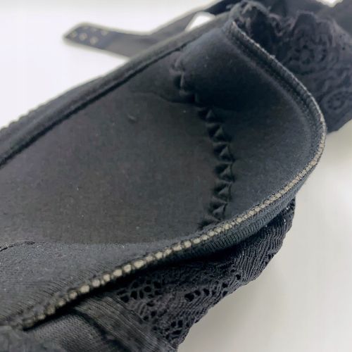 Biustonosz MIĘKKI Fiszbin Koronkowy SOFT Półusztywniany Duże Rozmiar Stanik na Arena.pl