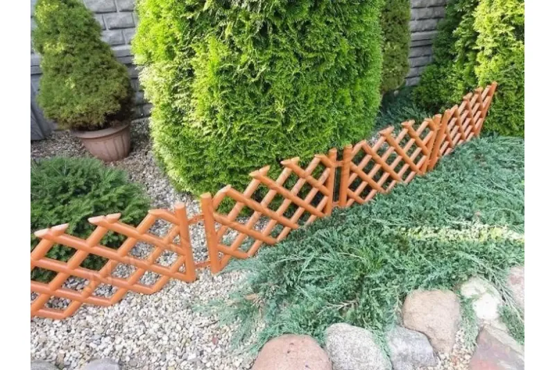 Płotek myśliwski 3,5 mb ceglasty (terakota) zdjęcie 4