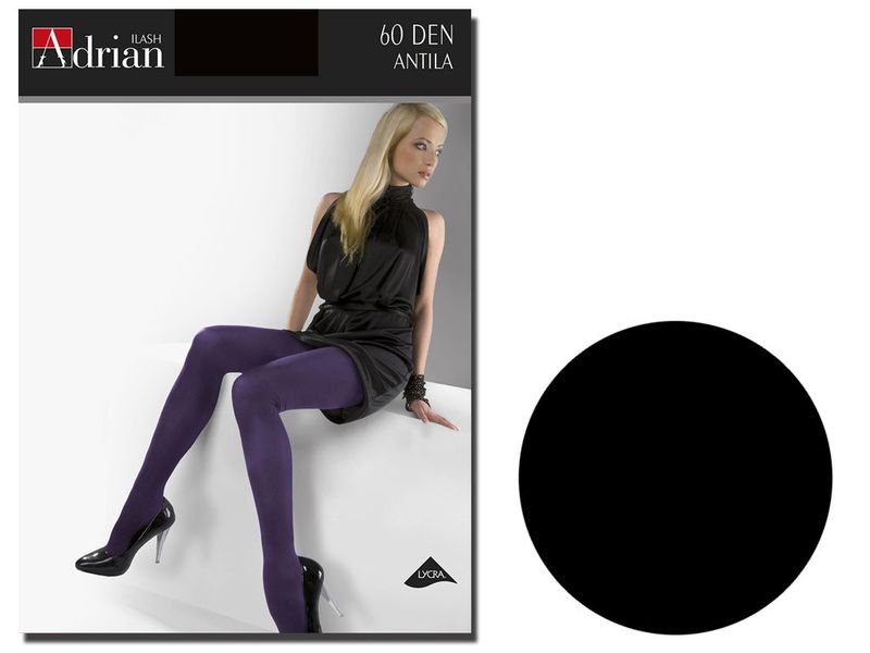 Rajstopy 60 den Antila Adrian kryjące Nero 3 zdjęcie 1