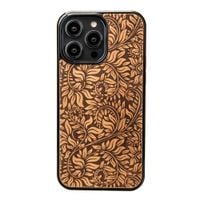 Drewniane Etui Bewood do iPhone 15 Pro Max LIŚCIE JABŁOŃ