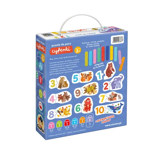 CzuCzu. Puzzle do pary Cyferki 3+ na Arena.pl