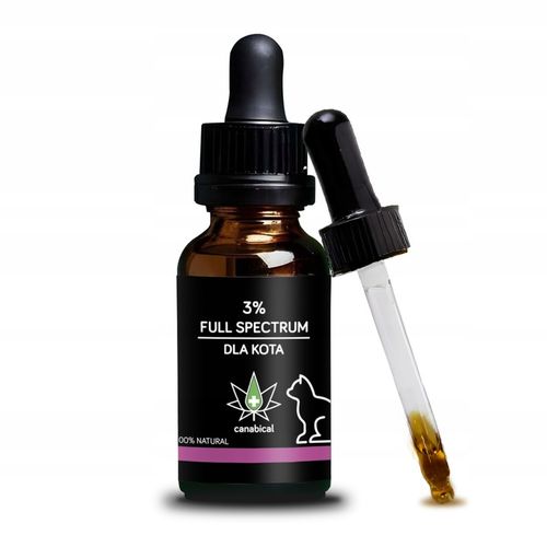 Olejek CBD Full Spectrum 3% 10 ml dla Kotka Kota od farmaceuty bezpieczny na Arena.pl
