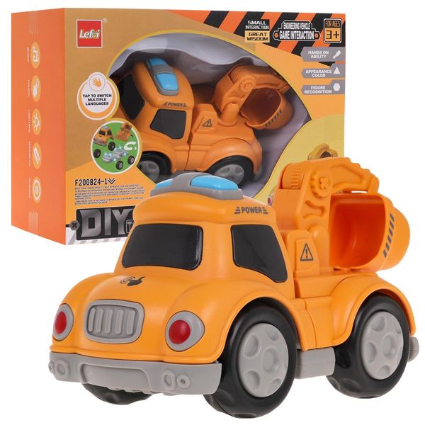 Autko Budowlane Koparka Na Magnesy zdjęcie 7