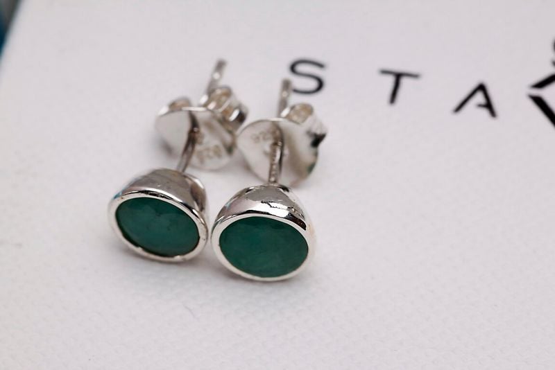 Srebrne kolczyki Staviori zdjęcie 5