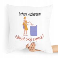 Poduszka Dla Kucharza Prezent Twoja Supermoc Z Nadrukiem Ze Zdjęciem
