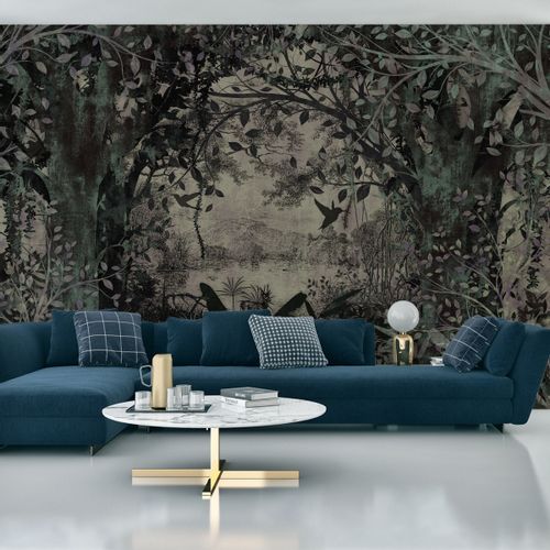 Fototapeta Ścienna DŻUNGLA w Stylu Vintage 400cm x 280cm na Arena.pl