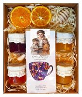 KOSZ PREZENTOWY PREZENT UPOMINEK MIÓD DLA NAUCZYCIELA NA ZAKOŃCZENIE ROKU