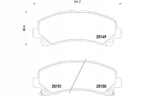 KLOCKI HAM ISUZU D-MAX 08- BREMBO na Arena.pl