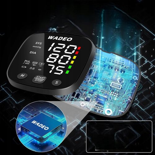 Ciśnieniomierz Nadgarstkowy Na Nadgarstek Arytmia Puls Lcd Pamięć 2X99 Etui na Arena.pl