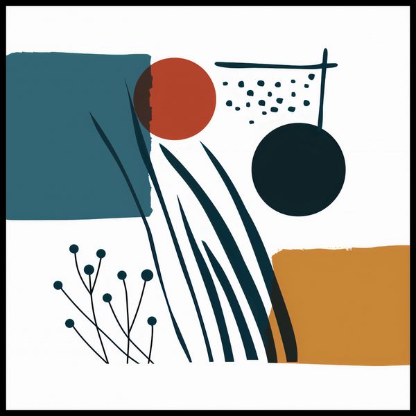 Plakat 100x100cm Przerys nad Treścią zdjęcie 2