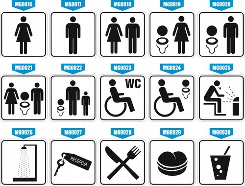 Tabliczka informacyjna Grawer piktogram winda Miejsce na środki czystości na Arena.pl