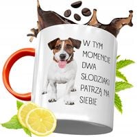 Kubek Pomarańczowy Dla Dziewczyny Na Prezent Z Nadrukiem Ze Zdjęciem