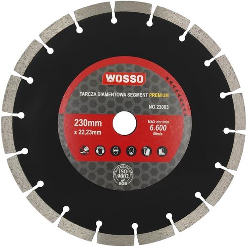 TARCZA DIAMENTOWA SEGMENTOWA 230MM DO BETONU KOSTKI CEGŁY SEGMENT PRO na Arena.pl