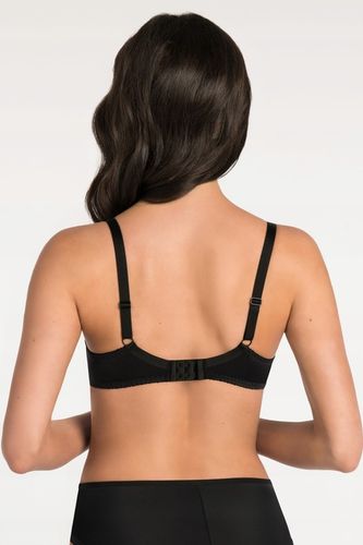 Doskonały Biustonosz półusztywniany GORSENIA K357 BLANCA czarny na Arena.pl