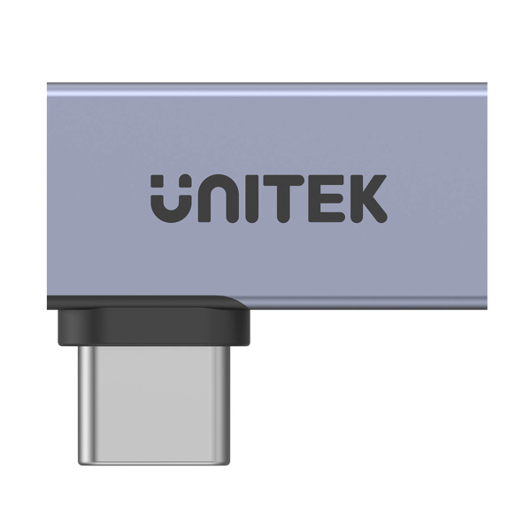 Unitek Adapter USB-C na USB-C kątowy płaski 40Gbps zdjęcie 2