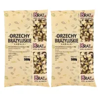 Orzechy brazylijskie kawałki 1kg (2x500g)