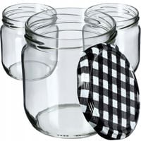 48x Słoik 425ml Słoiki Na Przetwory Zakrętka fi82
