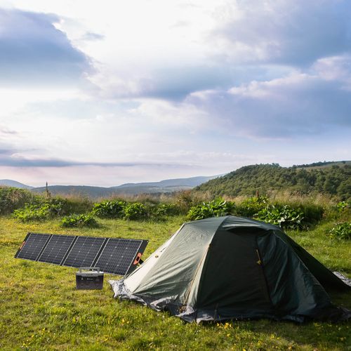 Panel Fotowoltaiczny solarny przenośny 100W na Arena.pl