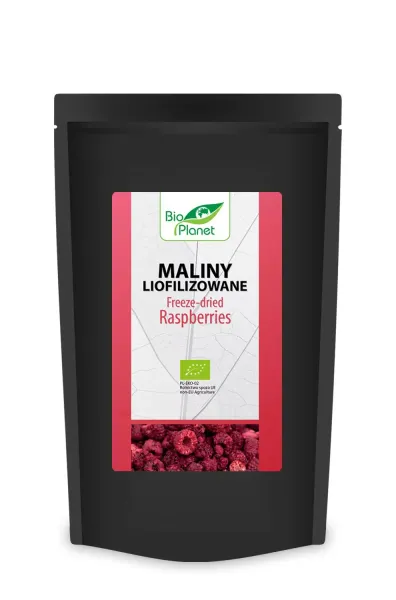 Maliny Liofilizowane BIO 30 g - BIO Planet zdjęcie 1