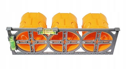 WZORNIK SZABLON DO WYMIAROWANIA OTWORÓW PUSZEK ELEKTRYCZNYCH ZESTAW na Arena.pl