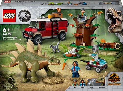 LEGO DINOZAURY 76965 Odkrycie stegozaura ZESTAW KLOCKI +TORBA NA PREZENT na Arena.pl