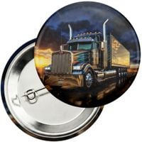 Przypinka z agrafką 59mm - TIR CIĘŻARÓWKA TRANSPORT SPEDYCJA