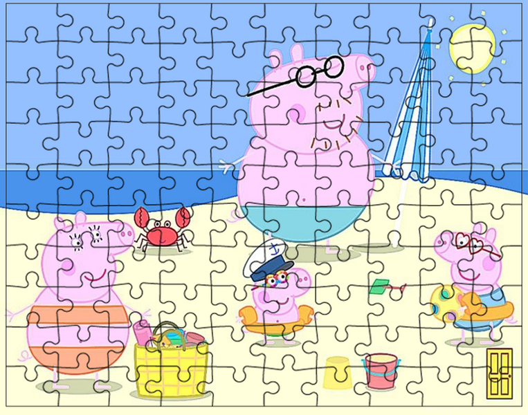 Puzzle Świnka Peppa zdjęcie 1