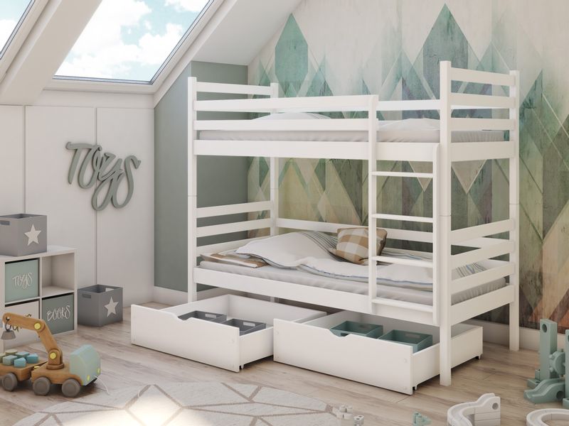 ŁÓŻKO PIĘTROWE NEMO 80X170 2- osobowe zdjęcie 3