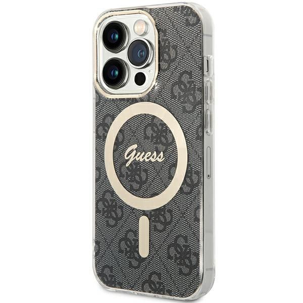 Etui Guess do iPhone 15 Pro, Czarny, MagSafe zdjęcie 1