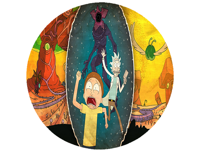 Opłatek na tort Rick i Morty zdjęcie 1