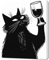 Obraz 70x90cm Koci Wirtuoz