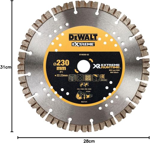 DEWALT TARCZA DIAMENTOWA SEGMENTOWA 230x22,2mm DO DCS690 na Arena.pl