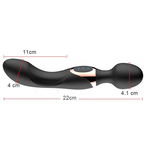 Dwustronny Wibrator Masażer erotyczny 20 trybów zdjęcie 2